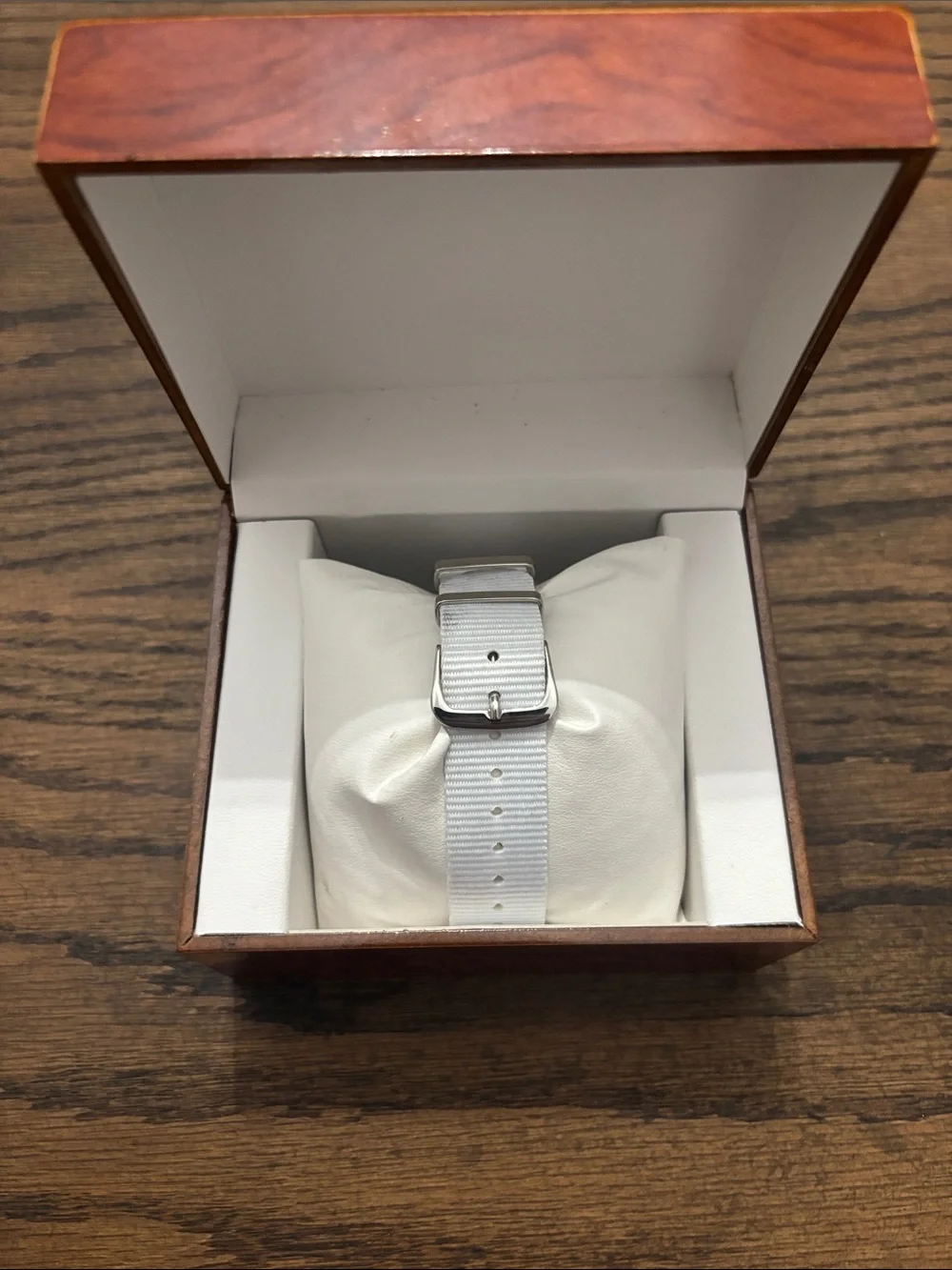Kenneth Cole Reaction Black Dial Watch with White Nato Strap